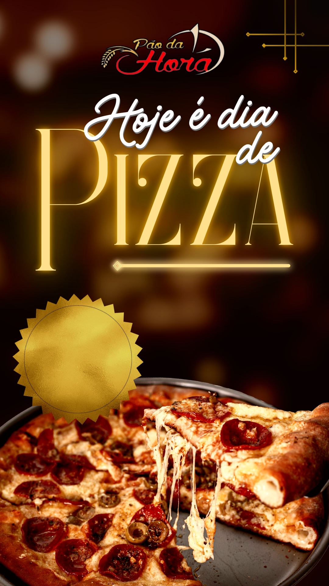 Gráfico de performance da campanha Pão da Hora